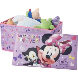 imageDisney Minnie Mouse Collapsible Toy Storage Bench and Ottoman  Durable and Functional 145quot H x 145quot D x 25quot L Perfect for Kids RoomsMinnie Mouse
