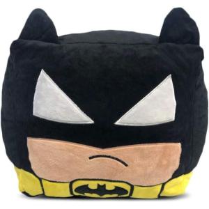 imageIdea Nuova Batman 3D Square Bean Bag Pouf Ottoman Black Large