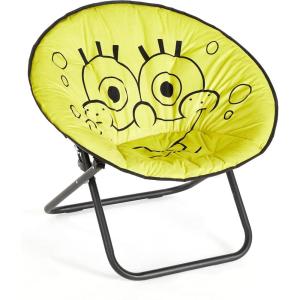 imageIdea Nuova Batman Folding Lounge and Gaming Saucer Chair Polyester 29quot H x 32quot W x 22quot D 16quotD x 19quotH 14quot from floorSpongebob Squarepants