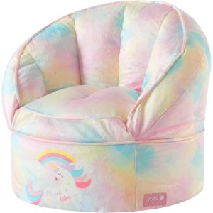 imageIdea Nuova Cocomelon Blue Round Bean Bag Chair for Kids Ages 3 LargeUnicorn
