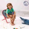 imageAvengers Toddler 19 Folding Saucer Chair with Cushion Metal Ages 3