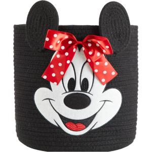 imageIdea Nuova Disney Princess Rope Storage Organizer Basket 10quot H x 10quot WMinnie Mouse