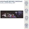 imageIdea Nuova Nightmare Before Christmas Dual Layer Wall Art 10quot Hx30 WNightmare Before Christmas