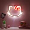 imageIdea Nuova Hello Kitty NK950144 Figural LED Neon Light Up Wall Hanging Battery Operated 10quot Wx7 HHello Kitty