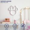 imageIdea Nuova Hello Kitty NK950144 Figural LED Neon Light Up Wall Hanging Battery Operated 10quot Wx7 HMinnie Mouse