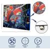 imageIdea Nuova SpiderMan LED Canvas Wall Art Childrens Home Dcor Bedroom Spiderman  Blue 1150quot x 1575quot