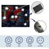 imageIdea Nuova SpiderMan LED Canvas Wall Art Childrens Home Dcor Bedroom Spiderman  Blue 1150quot x 1575quot