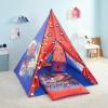 imageIdea Nuova Spiderman 4 Piece Tee Pee Slumber Set with Pillow and String LightsSpiderman