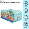 imageMarvel Spiderman 2 in 1 Kids Pop Up Play Tent and Twin Bed Tent for Pretend and Imaginative PlayBluey