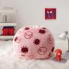 imageIdea Nuova Marvel Spiderman Embossed Faux Fur Round Bean Bag Chair for Kids24quotx24quotx18quotSpiderman