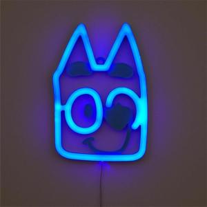 imageIdea Nuova Hello Kitty NK950144 Figural LED Neon Light Up Wall Hanging Battery Operated 10quot Wx7 HBluey