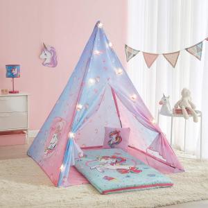 imageIdea Nuova Spiderman 4 Piece Tee Pee Slumber Set with Pillow and String LightsJojo Siwa