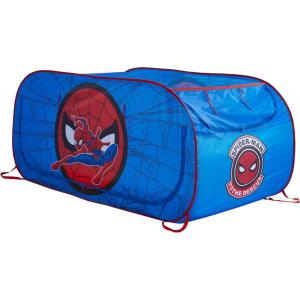 imageMarvel Spiderman 2 in 1 Kids Pop Up Play Tent and Twin Bed Tent for Pretend and Imaginative PlaySpiderman