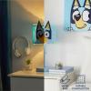 imageBluey Figural Table Lamp with Plush Shade  Ideal for Kids Rooms Bedrooms and PlayroomsBluey