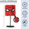 imageBluey Figural Table Lamp with Plush Shade  Ideal for Kids Rooms Bedrooms and PlayroomsSpiderman