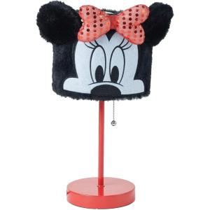 imageBluey Figural Table Lamp with Plush Shade  Ideal for Kids Rooms Bedrooms and PlayroomsMinnie Mouse  Red