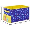 imageIdea Nuova Dreamworlds Trolls Kids Collapsible Storage Organizer Bin with Front Pocket9quot H x 10quot W x 15quot LBlues Clues