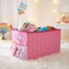 imageIdea Nuova Dreamworlds Trolls Kids Collapsible Storage Organizer Bin with Front Pocket9quot H x 10quot W x 15quot LTrolls