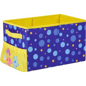 imageIdea Nuova Dreamworlds Trolls Kids Collapsible Storage Organizer Bin with Front Pocket9quot H x 10quot W x 15quot LBlues Clues