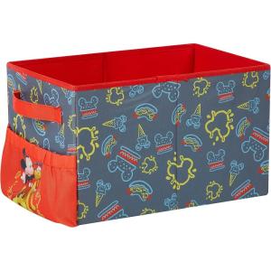 imageIdea Nuova Dreamworlds Trolls Kids Collapsible Storage Organizer Bin with Front Pocket9quot H x 10quot W x 15quot LMickey Mouse