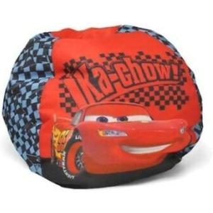 imageIdea Nuova Disney Princess Round Toddler Lightweight Bean Bag Chair SmallCars  Red