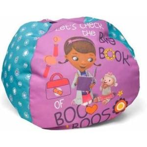 imageIdea Nuova Disney Princess Round Toddler Lightweight Bean Bag Chair SmallDoc Mcstuffins
