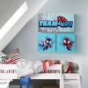imageIdea Nuova Sanrio Hello Kitty Pastel Dot 3Piece Canvas Wall Art Set For Room Dcor12quotx12quot and 24quotx12quotSpidey and His Amazing Friends