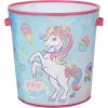 imageIdea Nuova JoJo Siwa Believe in Your Dreams Unicorn 3 Piece Collapsible Storage Set with Collapsible Ottoman Bin and Figural Dome Pop Up Hamper PinkJojo Siwa