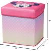 imageIdea Nuova JoJo Siwa Believe in Your Dreams Unicorn 3 Piece Collapsible Storage Set with Collapsible Ottoman Bin and Figural Dome Pop Up Hamper PinkMinnie Mouse