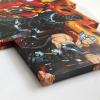imageIdea Nuova Marvel Spiderman Comic 5 Piece Canvas Printed Wall Art Dcor Set Overall 40quot W x 20quot HAvengers