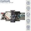 imageIdea Nuova Marvel Spiderman Comic 5 Piece Canvas Printed Wall Art Dcor Set Overall 40quot W x 20quot HStar Wars
