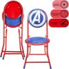 imageDreamWorks Trolls 3 Piece Foldable Round Table and Chair Set Ages 3Avengers