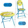 imageDreamWorks Trolls 3 Piece Foldable Round Table and Chair Set Ages 3Minions
