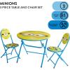 imageDreamWorks Trolls 3 Piece Foldable Round Table and Chair Set Ages 3Minions