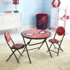 imageDreamWorks Trolls 3 Piece Foldable Round Table and Chair Set Ages 3Spiderman