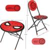 imageDreamWorks Trolls 3 Piece Foldable Round Table and Chair Set Ages 3Spiderman