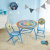 imageDreamWorks Trolls 3 Piece Foldable Round Table and Chair Set Ages 3Spongebob