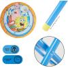 imageDreamWorks Trolls 3 Piece Foldable Round Table and Chair Set Ages 3Spongebob