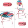 imageDreamWorks Trolls 3 Piece Foldable Round Table and Chair Set Ages 3Trolls