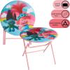 imageDreamWorks Trolls 3 Piece Foldable Round Table and Chair Set Ages 3Trolls