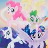 imageIdea Nuova Sanrio Hello Kitty 3 Piece Childrens Activity Square Table and 2 Folding Chairs Set Ages 3My Little Pony