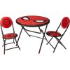 imageDreamWorks Trolls 3 Piece Foldable Round Table and Chair Set Ages 3Spiderman