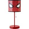 imageIdea Nuova Spiderman Stick Table Kids Lamp with Pull Chain Themed Printed Decorative Shade red and Black