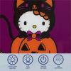 imageIdea Nuova Sanrio Hello Kitty Happy Halloween LED Glowing Holiday Canvas Wall Art for Room Dcor115quotx95quotOrange
