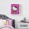 imageIdea Nuova Sanrio Hello Kitty Happy Halloween LED Glowing Holiday Canvas Wall Art for Room Dcor115quotx95quotWhite