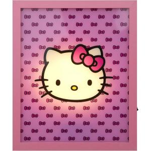 imageIdea Nuova Sanrio Hello Kitty Happy Halloween LED Glowing Holiday Canvas Wall Art for Room Dcor115quotx95quotPink