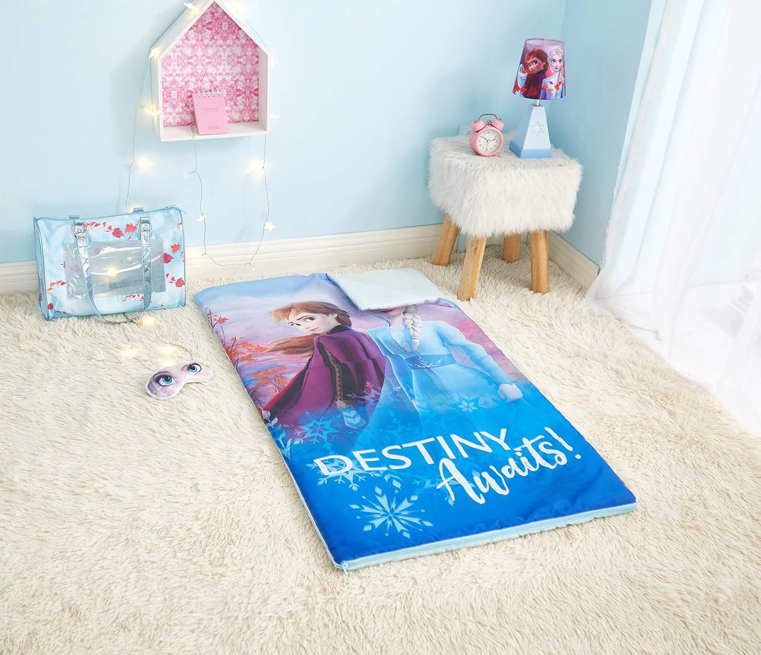imageDisney Frozen 2 Sleepover Purse with Sleeping Bag and Bonus Eyemask 46quotx26quot