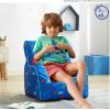 imageIdea Nuova Disney Mickey Mouse Kids Nylon Bean Bag Chair with Piping ampamp Top Carry Handle Large