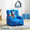 imageIdea Nuova Disney Mickey Mouse Kids Nylon Bean Bag Chair with Piping ampamp Top Carry Handle Large