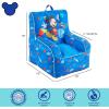 imageIdea Nuova Disney Mickey Mouse Kids Nylon Bean Bag Chair with Piping ampamp Top Carry Handle Large